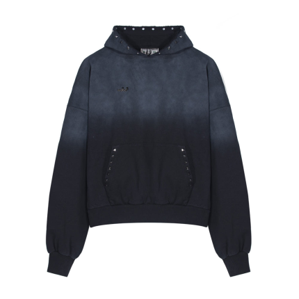 Deputy Department Nieten Schwarz Hoodie