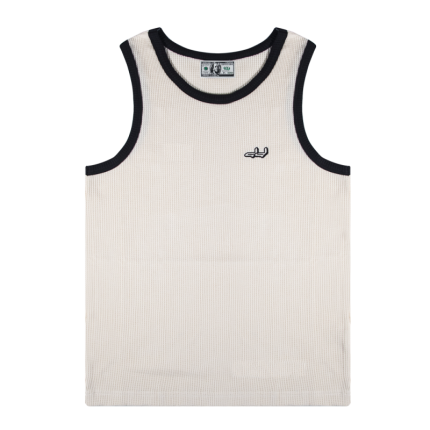 Deputy Department Waffel Tank Top Creme
