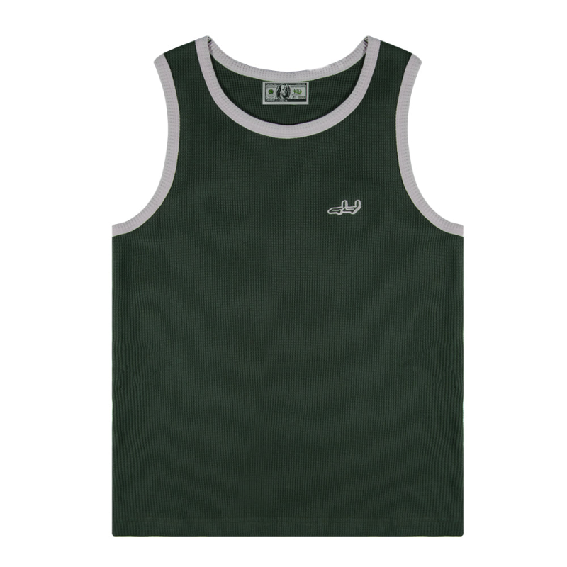 Deputy Department Waffel Tank Top Grün Deputy Department Waffel Tank Top Grün