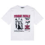 Deputy Department White Femme Fatale Tee