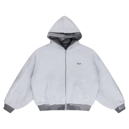 1000 Fucking Gsm Reißverschluss Mono Camo / Grau